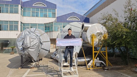 Энергосберегающий промышленный спрейный сушильщик с температурой сушки 120-300 °C и эффективностью 70% для порошка материала