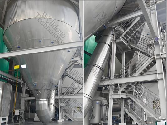 Уровень аптеки и крупномасштабная машина для сушки распылением сжиженного нефтяного газа по индивидуальному заказу высокая однородность