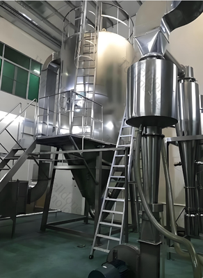 Уровень пищевых продуктов и индивидуальная распылительная сушилка с двумя жидкостными соплами SUS316L для молока и яичного порошка